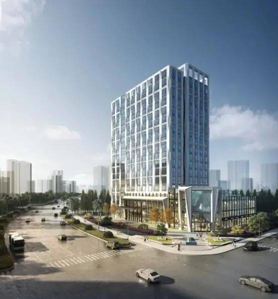 濱海新城17層精品酒店封頂,系恒宇集團(tuán)開(kāi)發(fā)